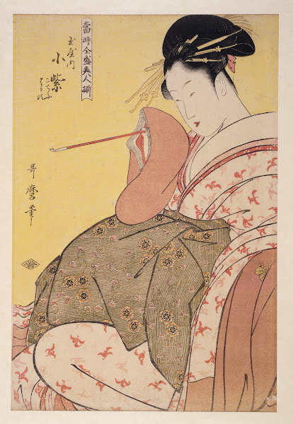 Tamaya uchi Komurasaki Kochô Haruji  Komurasaki of the Tamaya Kochô Haruj 1793 1