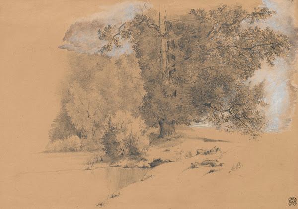 Waterside Trees 1883