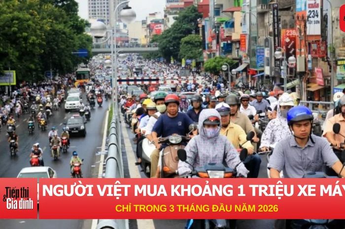 Người Việt chi tiền mua khoảng 1 triệu xe máy chỉ trong 3 tháng đầu năm 2026 - Tạp chí Tiếp thị &amp; Gia đình