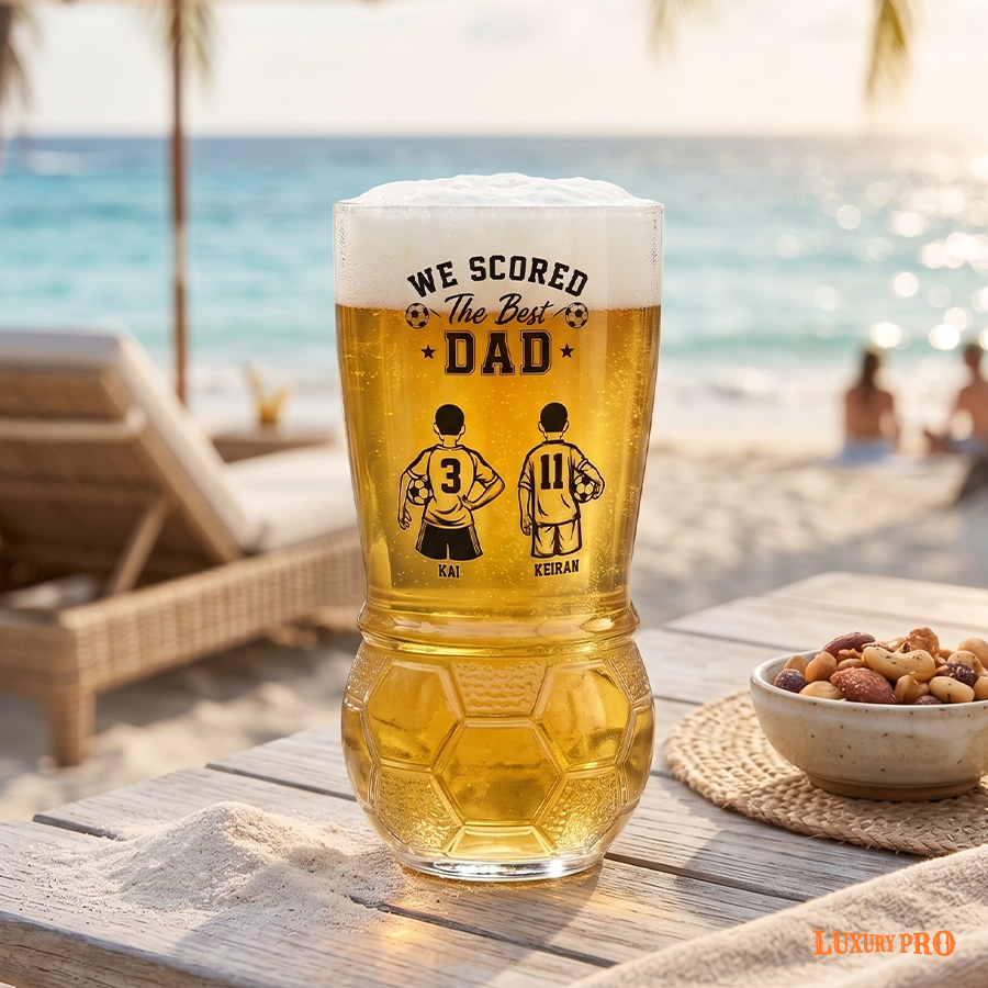 Crystal sticker football cup