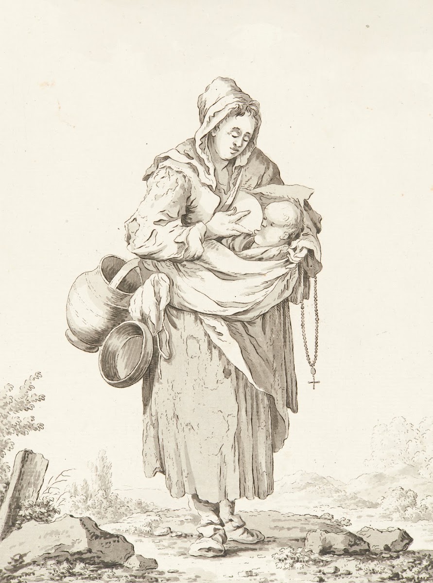 Bettlerin mit Kind 1778