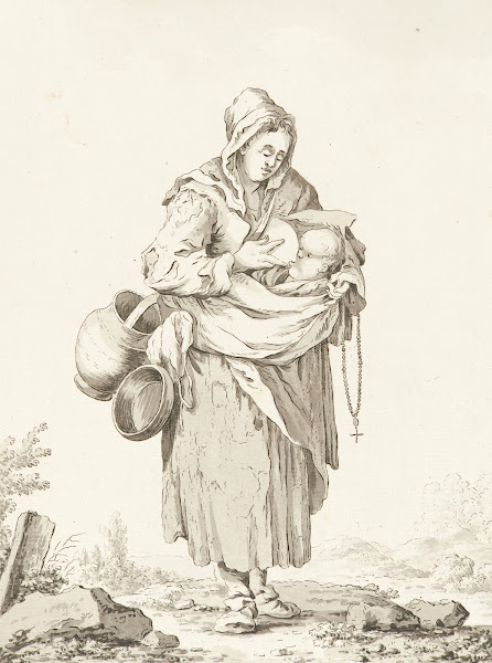 Bettlerin mit Kind 1778