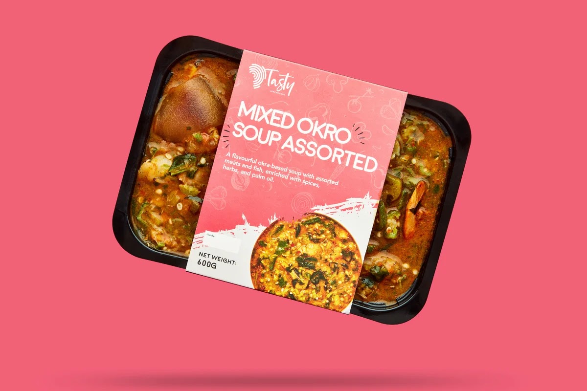 Tasty Foods - Mixed Okro Soup Assorted Ready Meal