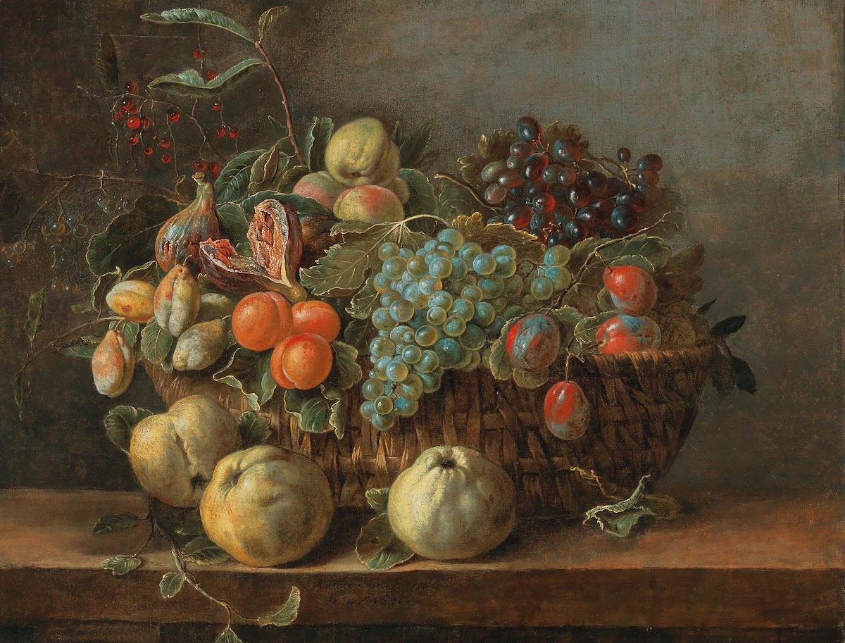 Still life of fruit 1651