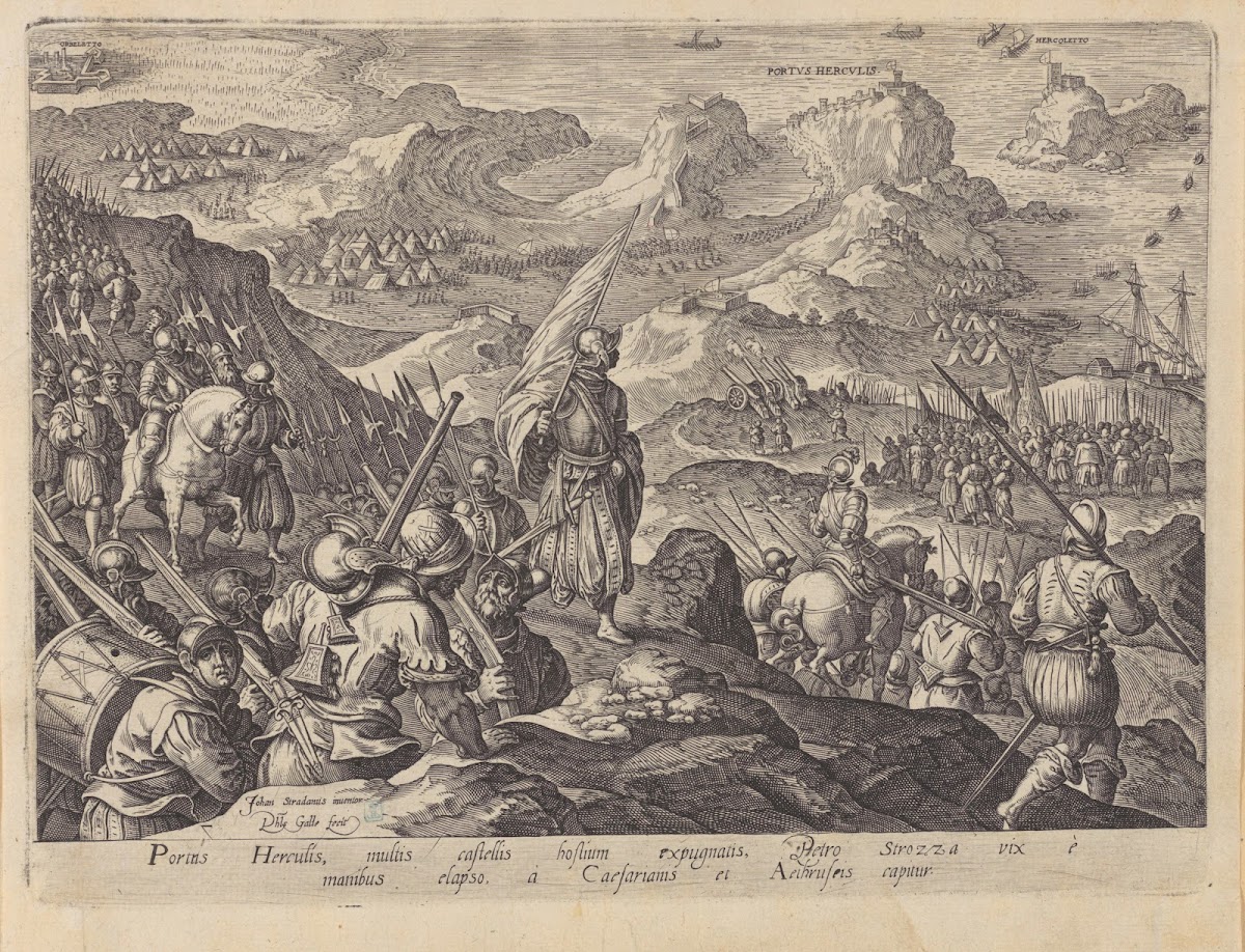 The Capture of Portus Herculis 1582