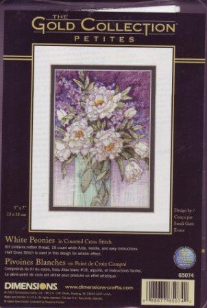 DIM65074 White Peonies