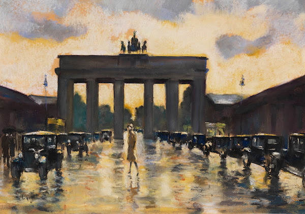 Brandenburger Tor vom Pariser Platz aus gesehen 1928
