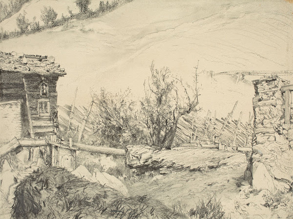 On the Mountainside Circa 1872 74
