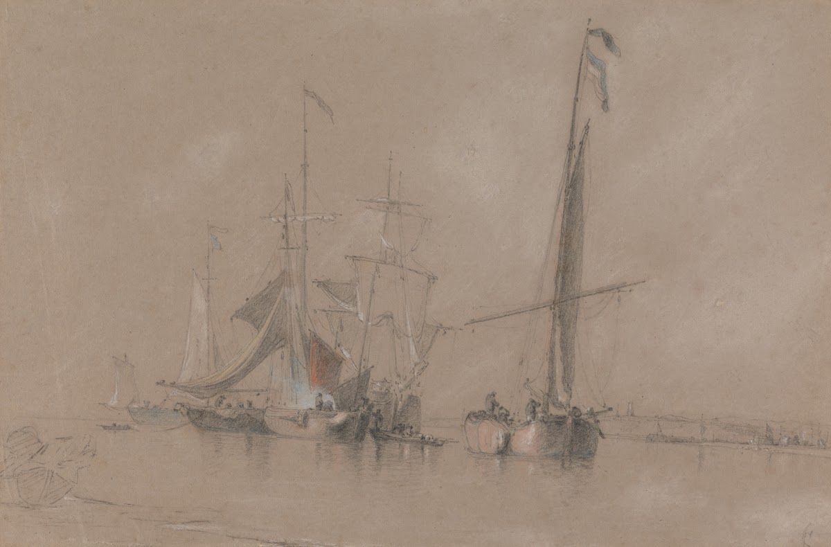 Shipping off the Coast near Corton