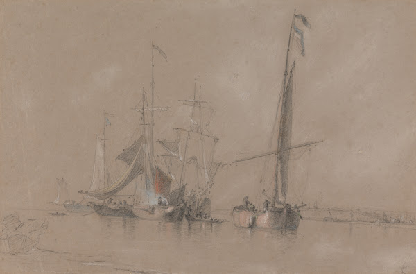 Shipping off the Coast near Corton