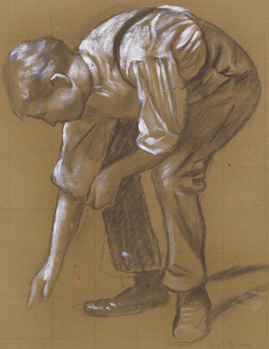 A Man Bending Over 1886