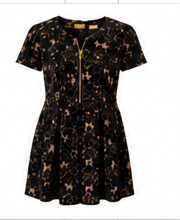 Dama - Rochie CTN Collection din dantelă neagră - 42/L