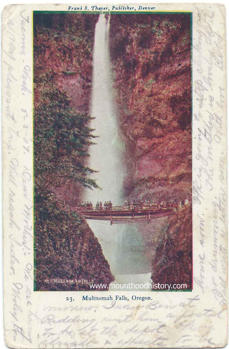 Multnomah Falls History
