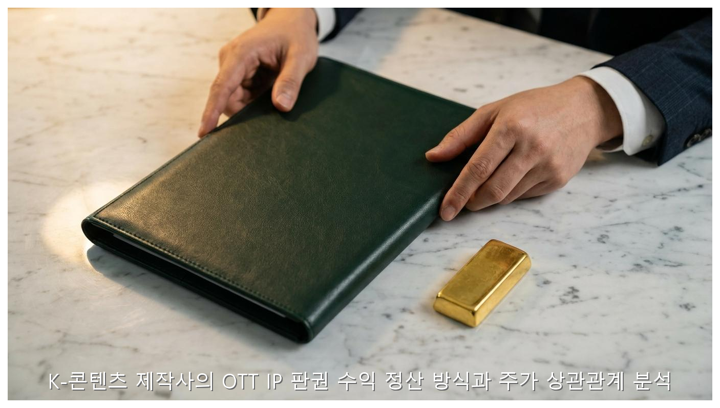 K-콘텐츠 제작사의 OTT IP 판권 수익 정산 방식과 주가 상관관계 분석 핵심 안내 및 분석 인포그래픽 (2)