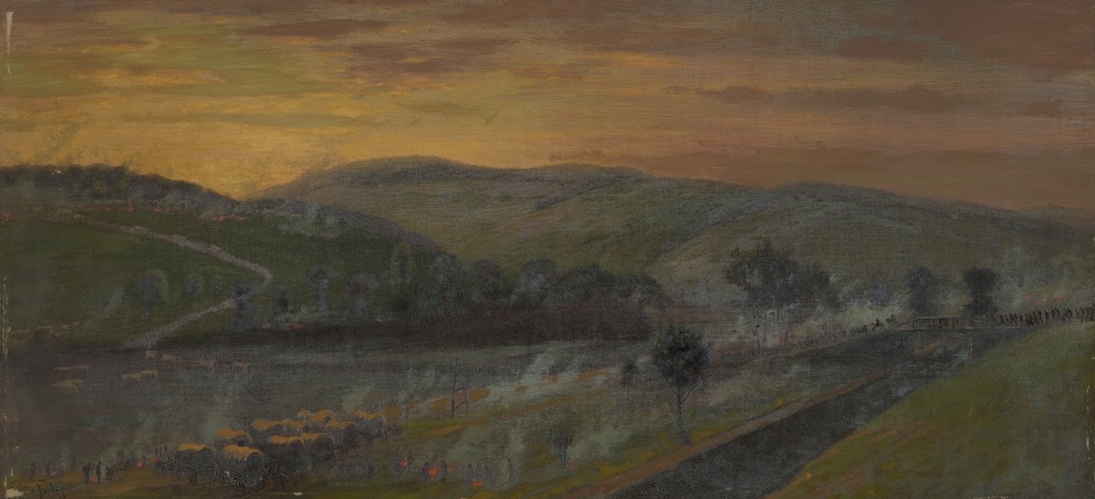 Escape of the Army of Virginia commanded by General Lee over the Potomac River n