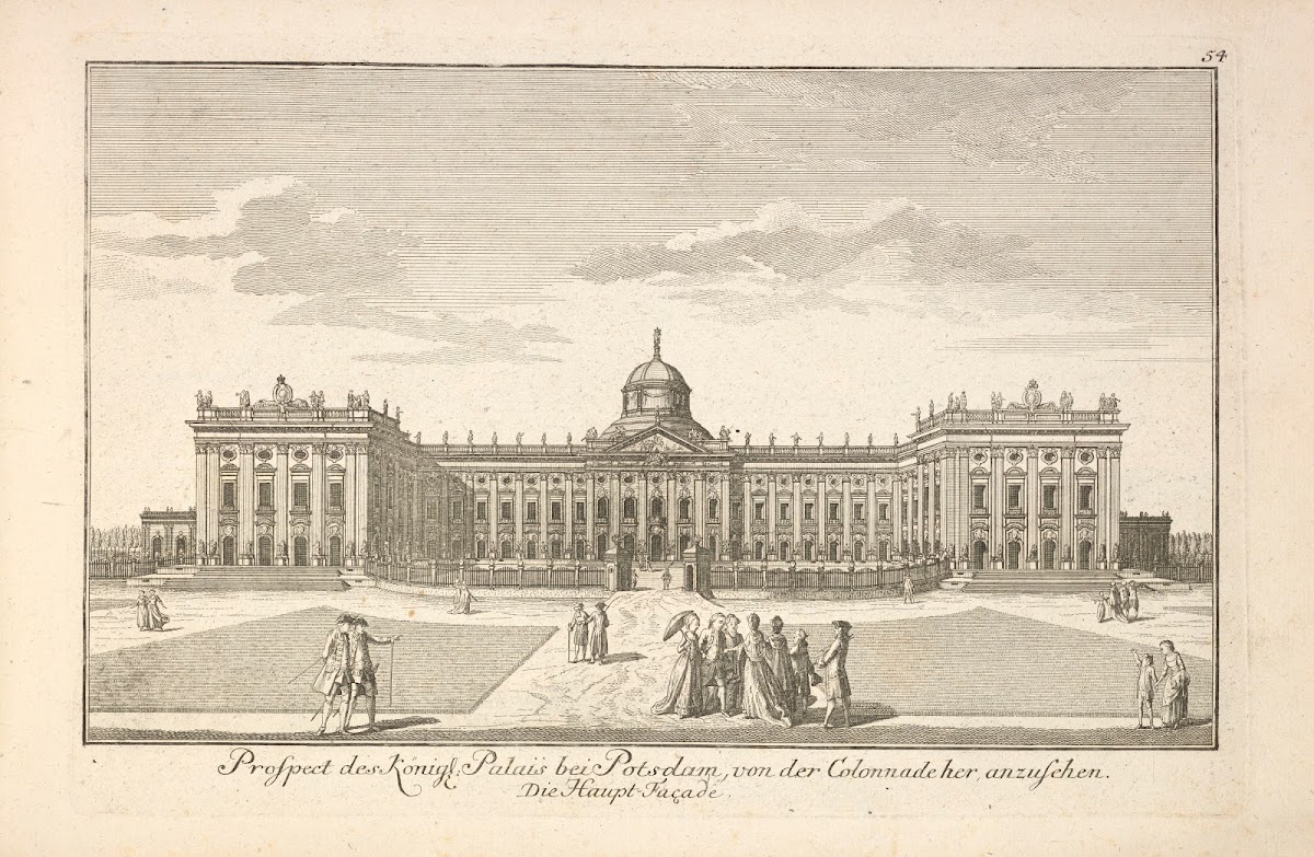 Architecture of German cities Pl45 18th century