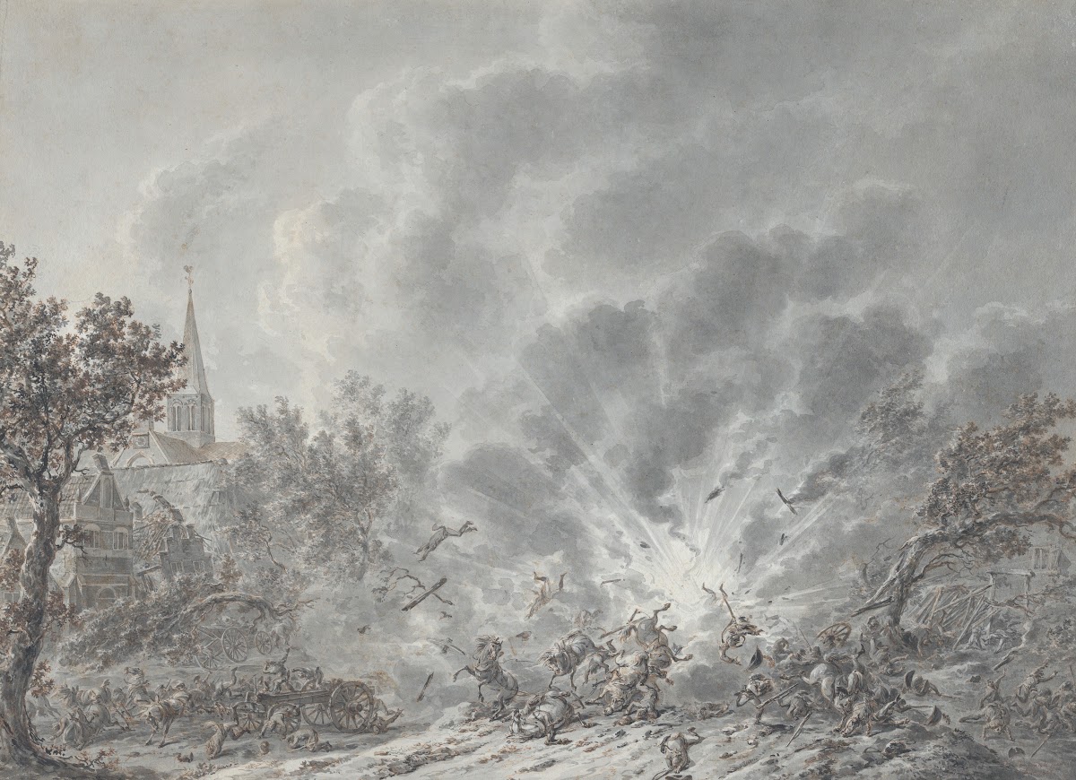 An Explosion near a Village 1805