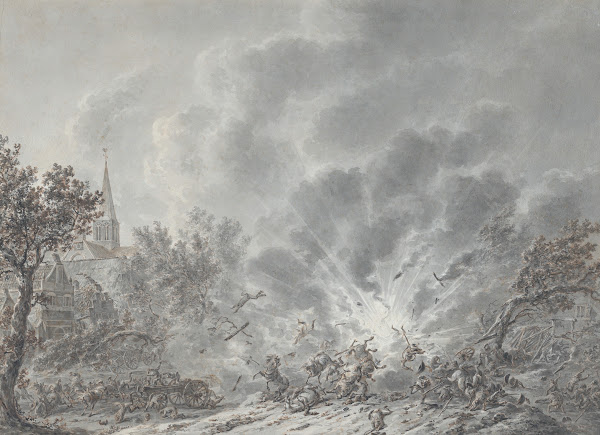 An Explosion near a Village 1805