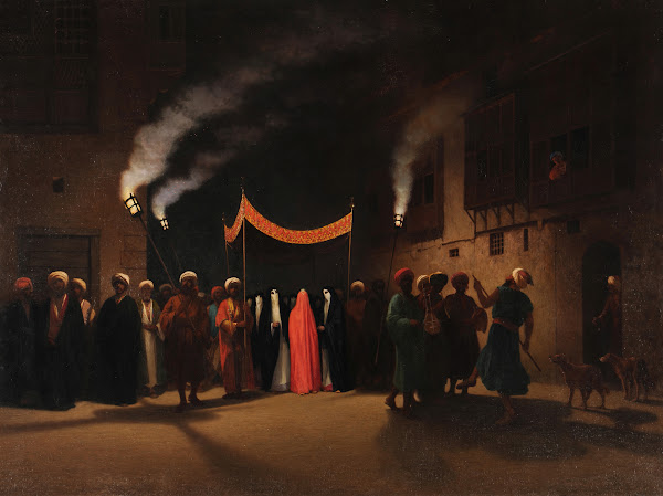 Noce arabe au Caire 1865 1866