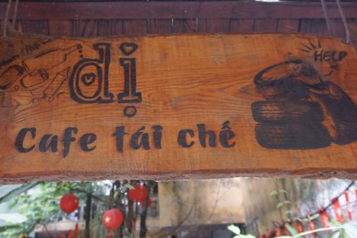 Độc đáo quán cà phê tái chế từ rác cho người yêu sống xanh - Chuyên trang Gia Đình &amp; Xã Hội - Báo Sức khỏe &amp; Đời sống
