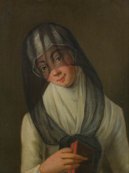 Portrait Of A Veiled Lady 18th Century
