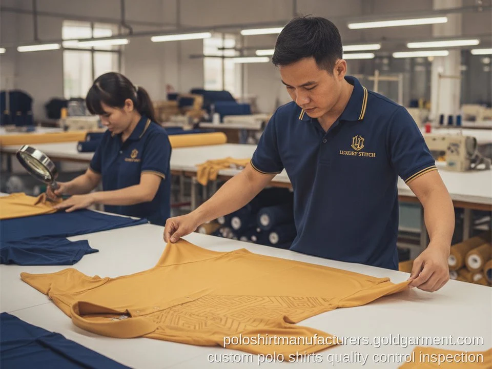 Quality Control for custom polo shirts: Inspection Standards & Pre-Shipment Checklist - Gold Garment Vietnam