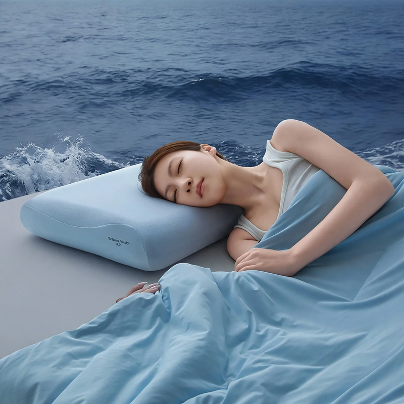 Kopfkissen aus Memory-Foam, rechteckig, 70×42 cm