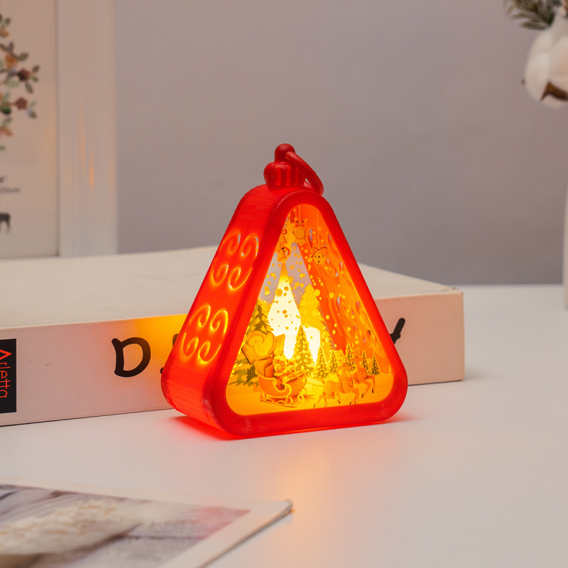 Decorative LED Lantern in Retro Style for Christmas
