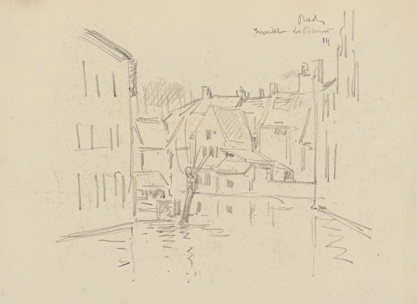 Inondation du Demer à Diest 1914