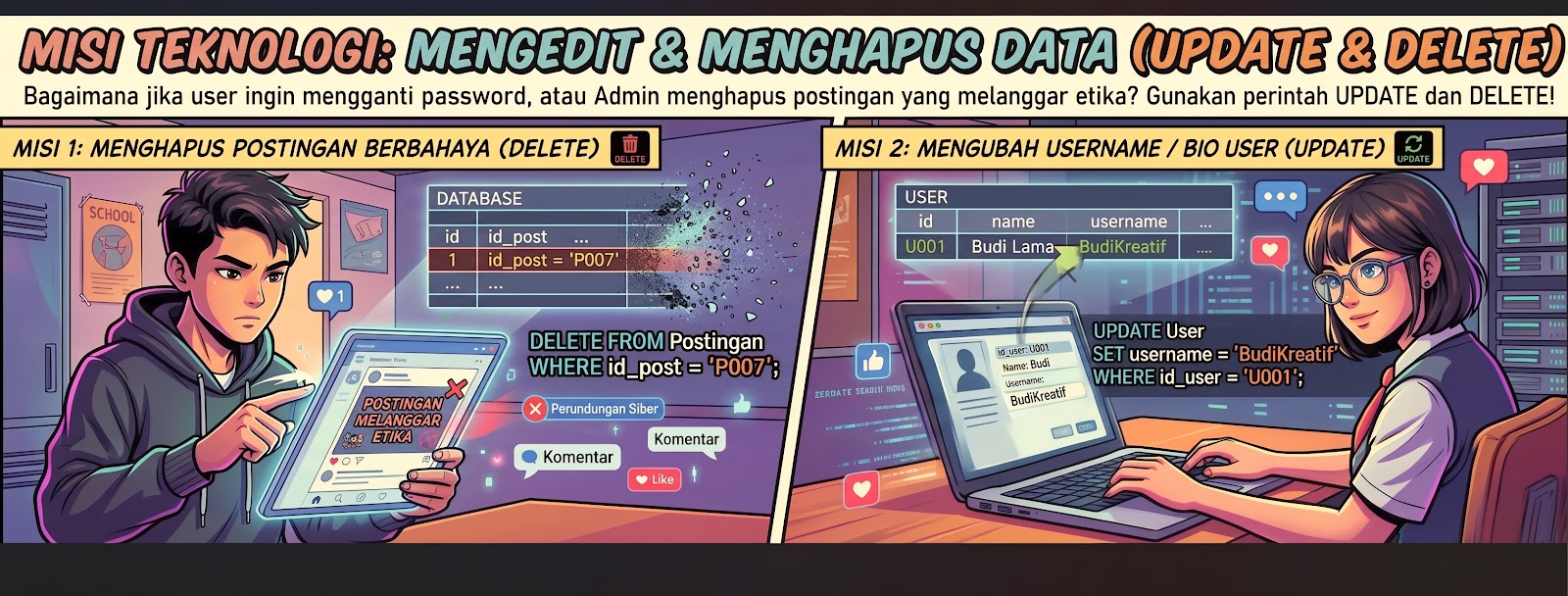 Praktik Query Update Delete