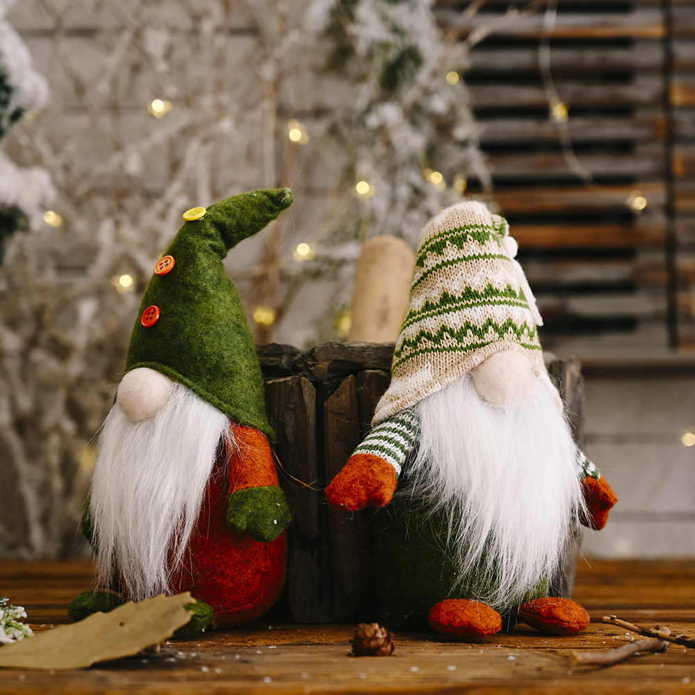 Decorative Gnome Figure made of Fleece Material