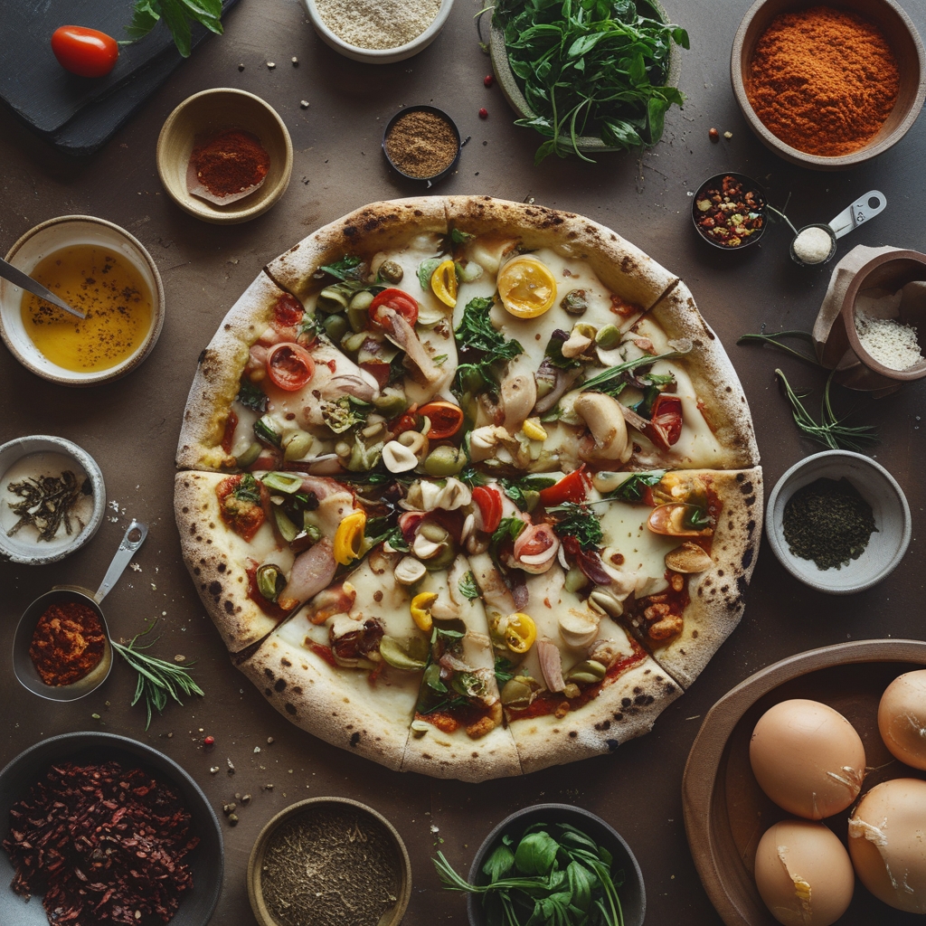 Ingredients for Amazing Cast Iron Pizza Recipe Yields Perfect Crust – Easy Homemade Comfort Food