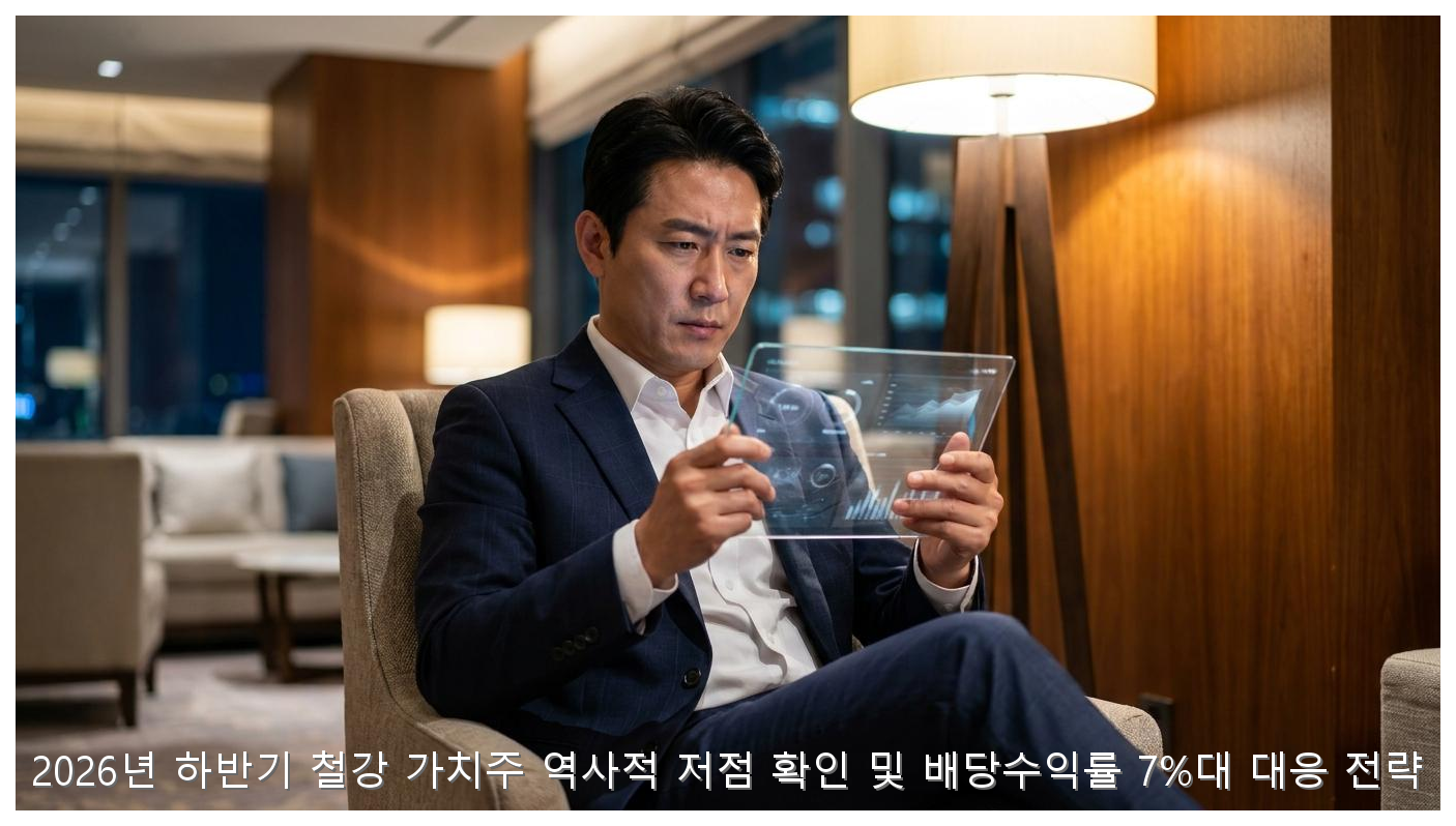 2026년 하반기 철강 가치주 역사적 저점 확인 및 배당수익률 7%대 대응 전략 핵심 안내 및 분석 인포그래픽 (4)