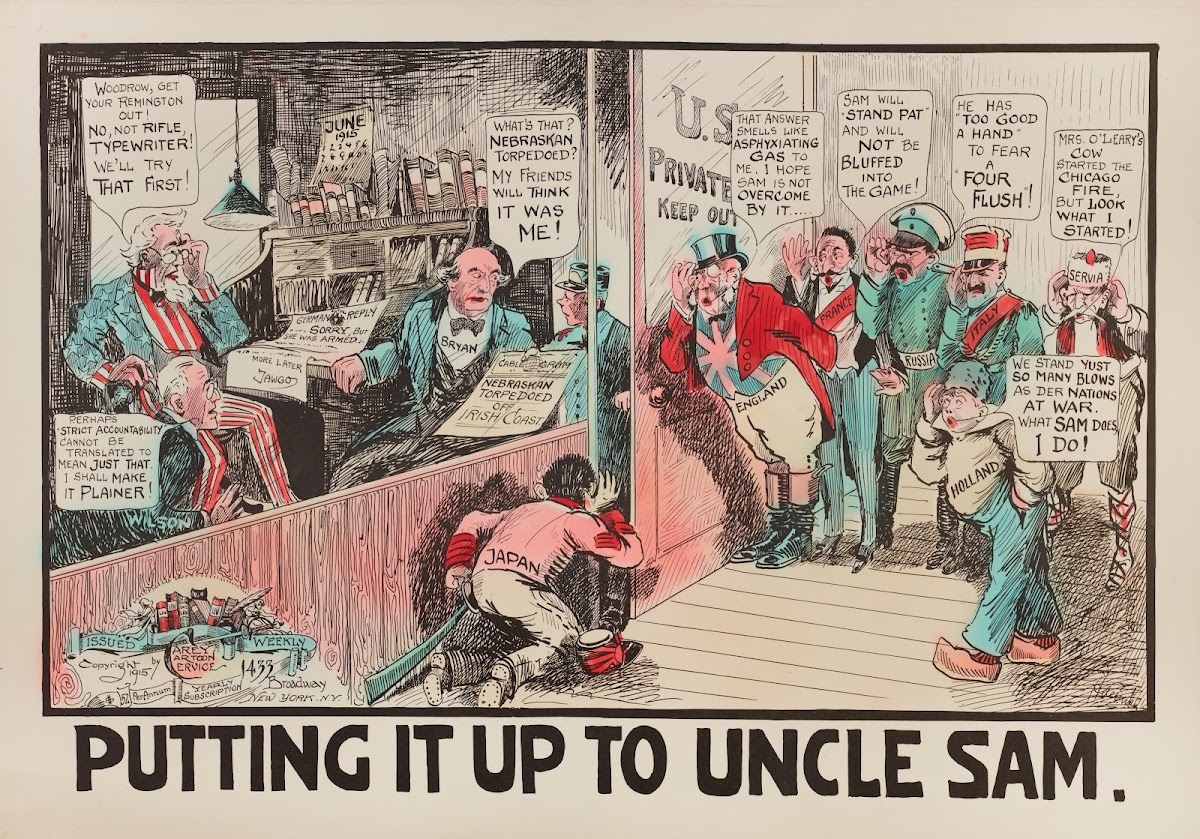 Putting it up to Uncle Sam 1915