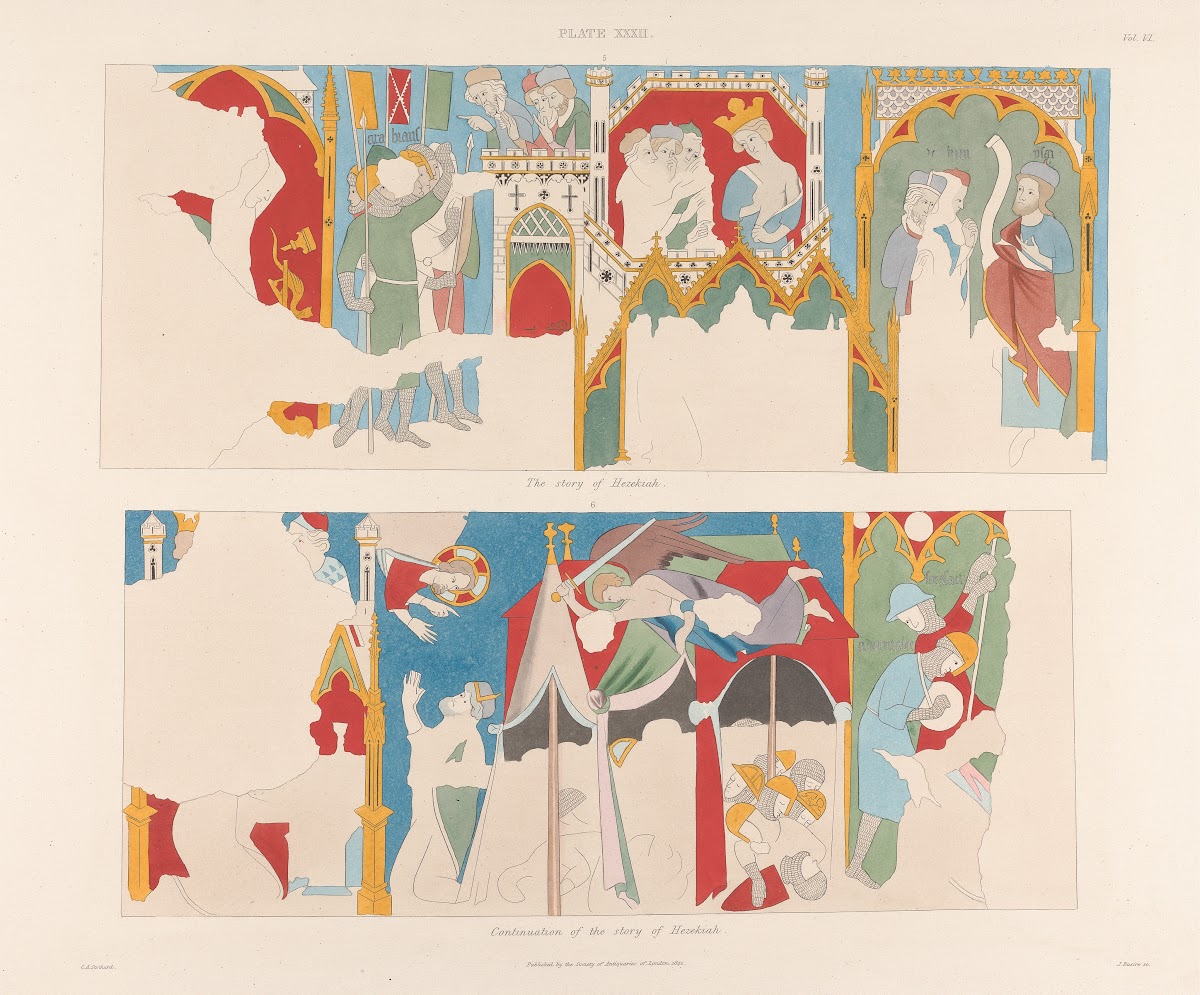 Vol 6 Plate XXXII The Story of Hezekiah 1842