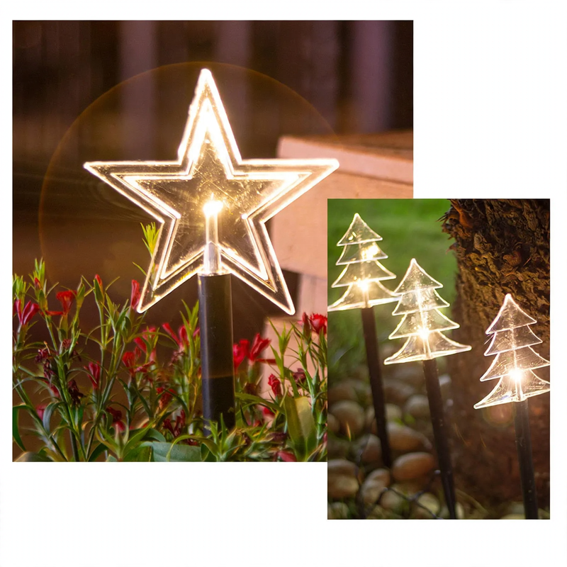 LED garden stake light string, model ML-024