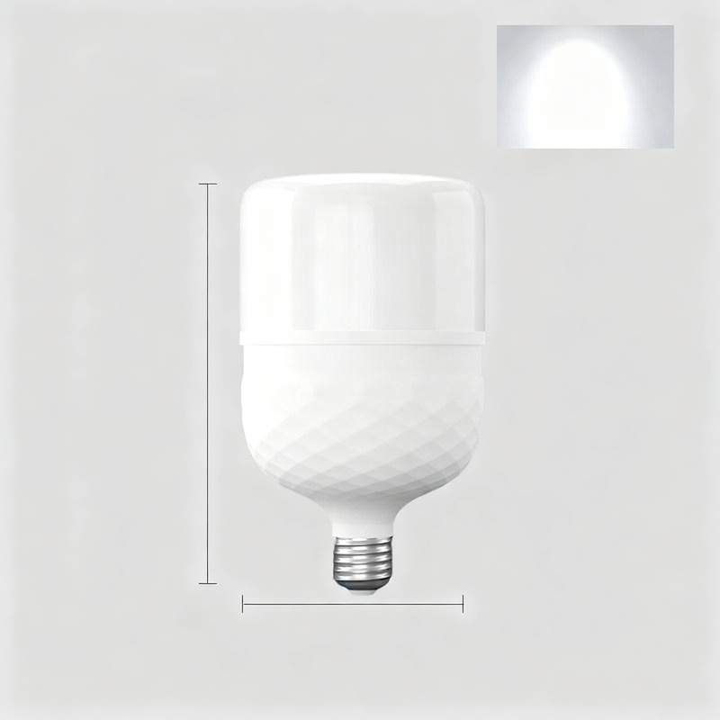 LED-Glühbirne E27, energiesparend, Weiß