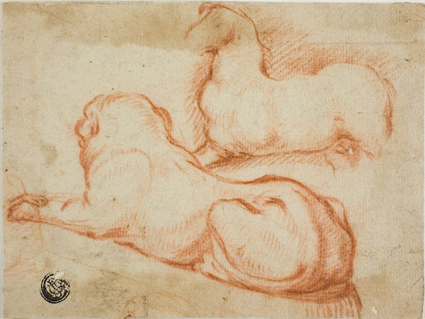 Sketch of Horse and Dog