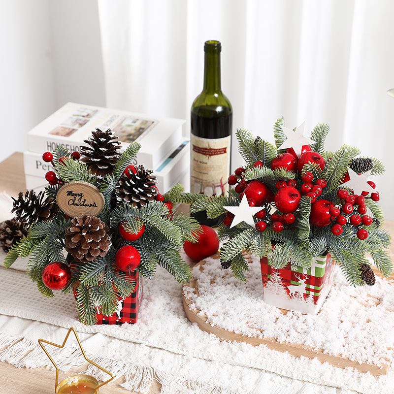 Kleine Tisch-Weihnachtsbaum-Dekoration, 25 cm