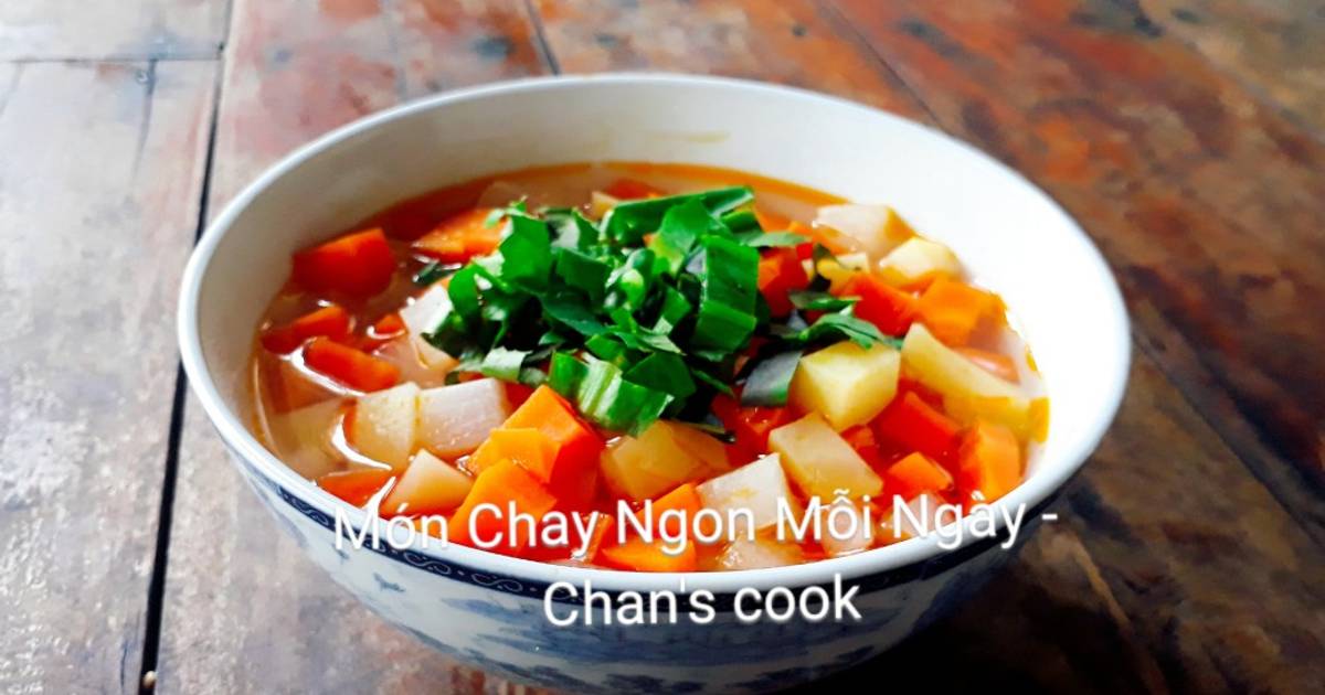 Canh củ chay