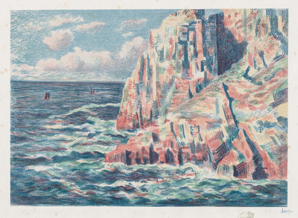 The Sea at Camaret The Red Rocks 1895