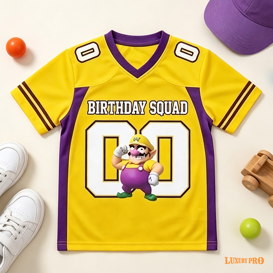 Kids Curved Footballl Jersey