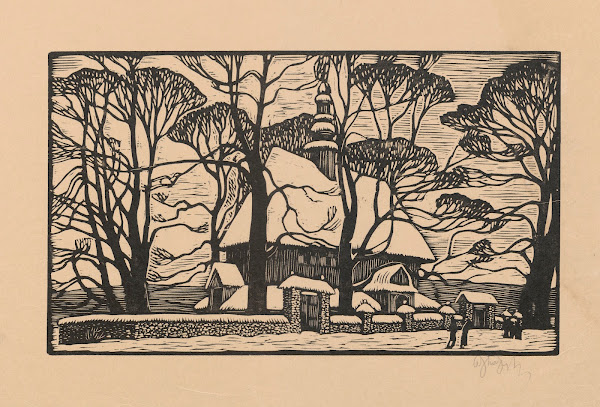 Kościółek w zimie 1933