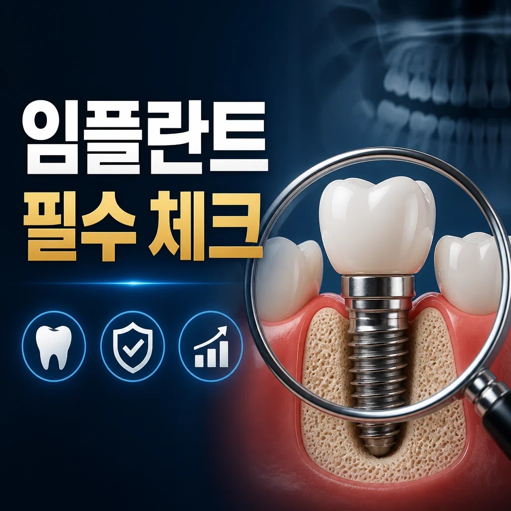 임플란트 설치 조건 확인해야 할 핵심 사항