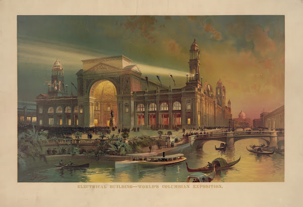Electrical building Worlds Columbian exposition 1892