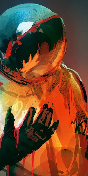 Spacesuit, Nikolai Lockertsen, Astronaut, Digital Art 4K Wallpaper Background