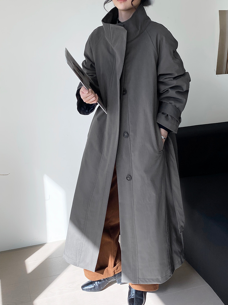 Women's Trench Coat with Down Lining