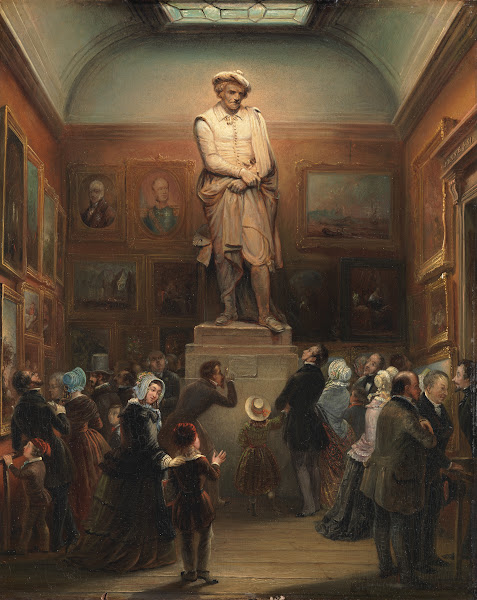 The Exhibition Of The Plaster Model Of The Statue Of Rembrandt At The Exhibition