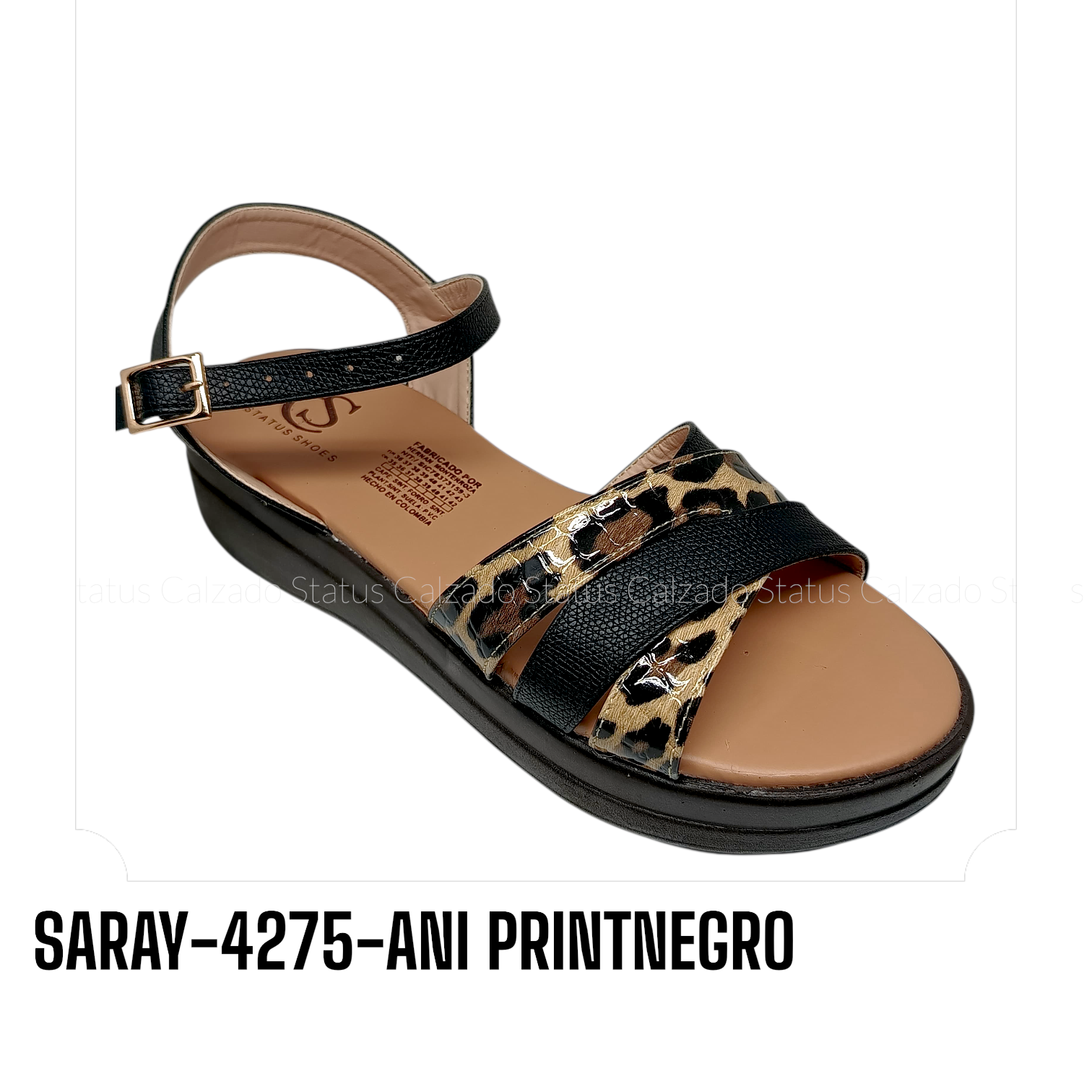 SARAY-4275-ANI PRINTNEGRO