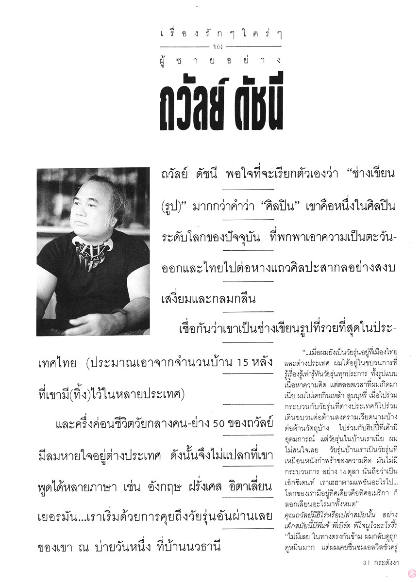  กระดังงา 38 ถวัลย์ ดัชนี 